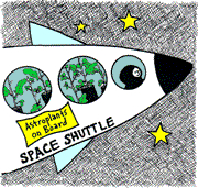 Fast Plants space shuttle drawing